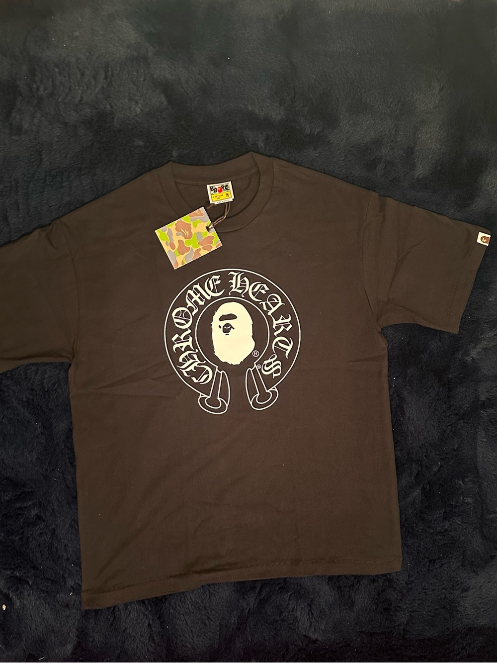 Chrome Hearts Black Brown Graphic Crewneck Tee